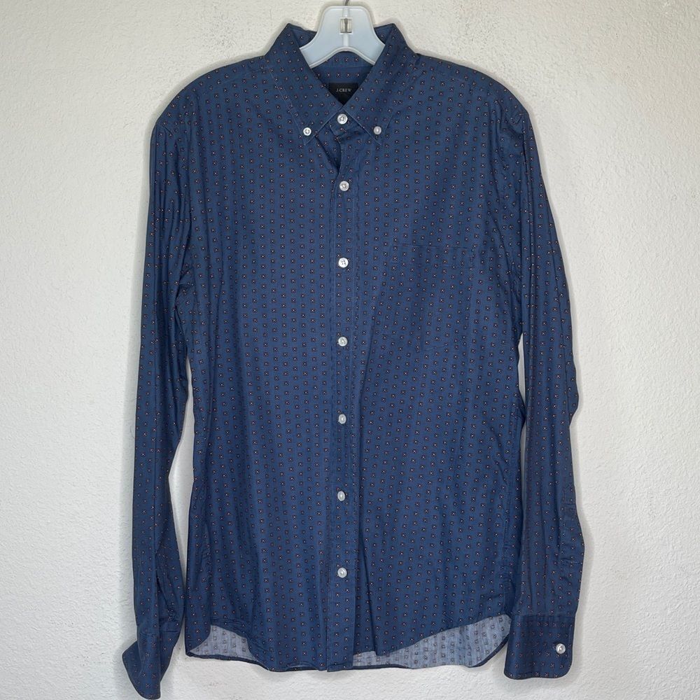 J. Crew Dress Shirt Blue - Picture 2 of 7